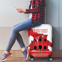 Custom Gibraltar Football Luggage Cover Castle And Key Sporty Style