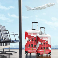 Custom Gibraltar Football Luggage Cover Castle And Key Sporty Style