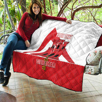 Custom Gibraltar Football Quilt Castle And Key Sporty Style