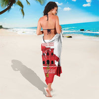 Custom Gibraltar Football Sarong Castle And Key Sporty Style