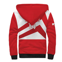 Custom Gibraltar Football Sherpa Hoodie Castle And Key Sporty Style