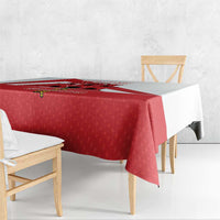 Custom Gibraltar Football Tablecloth Castle And Key Sporty Style