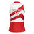 Custom Gibraltar Football Women Sleeveless Polo Shirt Castle And Key Sporty Style