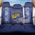 Custom Liechtenstein Football Back Car Seat Cover Go Blue-Reds Gutenberg Castle