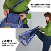 Custom Liechtenstein Football Grocery Bag Go Blue-Reds Gutenberg Castle