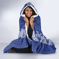 Custom Liechtenstein Football Hooded Blanket Go Blue-Reds Gutenberg Castle