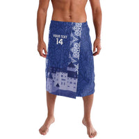 Custom Liechtenstein Football Lavalava Go Blue-Reds Gutenberg Castle