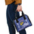 Custom Liechtenstein Football Shoulder Handbag Go Blue-Reds Gutenberg Castle