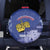 Custom Liechtenstein Football Spare Tire Cover Go Blue-Reds Gutenberg Castle