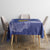 Custom Liechtenstein Football Tablecloth Go Blue-Reds Gutenberg Castle