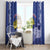 Custom Liechtenstein Football Window Curtain Go Blue-Reds Gutenberg Castle