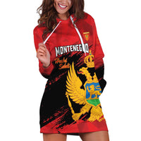 Custom Montenegro Football Hoodie Dress Hrabri Sokoli Grunge Style