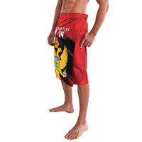 Custom Montenegro Football Lavalava Hrabri Sokoli Grunge Style