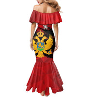 Custom Montenegro Football Mermaid Dress Hrabri Sokoli Grunge Style