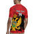 Custom Montenegro Football Rugby Jersey Hrabri Sokoli Grunge Style