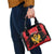 Custom Montenegro Football Shoulder Handbag Hrabri Sokoli Grunge Style