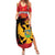 Custom Montenegro Football Summer Maxi Dress Hrabri Sokoli Grunge Style
