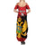 Custom Montenegro Football Summer Maxi Dress Hrabri Sokoli Grunge Style