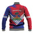 Port-au-Prince Haiti Baseball Jacket Potoprens Coat of arms Grunge Vibes