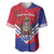 Port-au-Prince Haiti Baseball Jersey Potoprens Coat of arms Grunge Vibes