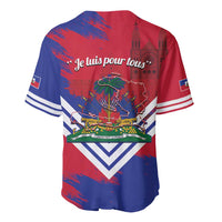 Port-au-Prince Haiti Baseball Jersey Potoprens Coat of arms Grunge Vibes