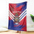 Port-au-Prince Haiti Blanket Potoprens Coat of arms Grunge Vibes