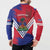 Port-au-Prince Haiti Button Sweatshirt Potoprens Coat of arms Grunge Vibes