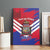 Port-au-Prince Haiti Canvas Wall Art Potoprens Coat of arms Grunge Vibes