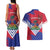 Port-au-Prince Haiti Couples Matching Tank Maxi Dress and Hawaiian Shirt Potoprens Coat of arms Grunge Vibes