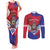Port-au-Prince Haiti Couples Matching Tank Maxi Dress and Long Sleeve Button Shirt Potoprens Coat of arms Grunge Vibes
