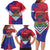 Port-au-Prince Haiti Family Matching Long Sleeve Bodycon Dress and Hawaiian Shirt Potoprens Coat of arms Grunge Vibes