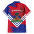 Port-au-Prince Haiti Family Matching Off Shoulder Short Dress and Hawaiian Shirt Potoprens Coat of arms Grunge Vibes
