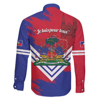 Port-au-Prince Haiti Family Matching Puletasi and Hawaiian Shirt Potoprens Coat of arms Grunge Vibes