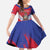 Port-au-Prince Haiti Family Matching Short Sleeve Bodycon Dress and Hawaiian Shirt Potoprens Coat of arms Grunge Vibes