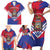 Port-au-Prince Haiti Family Matching Short Sleeve Bodycon Dress and Hawaiian Shirt Potoprens Coat of arms Grunge Vibes