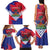 Port-au-Prince Haiti Family Matching Tank Maxi Dress and Hawaiian Shirt Potoprens Coat of arms Grunge Vibes