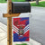 Port-au-Prince Haiti Garden Flag Potoprens Coat of arms Grunge Vibes