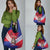 Port-au-Prince Haiti Grocery Bag Potoprens Coat of arms Grunge Vibes