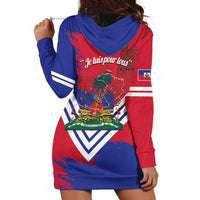 Port-au-Prince Haiti Hoodie Dress Potoprens Coat of arms Grunge Vibes