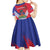 Port-au-Prince Haiti Kid Short Sleeve Dress Potoprens Coat of arms Grunge Vibes