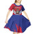 Port-au-Prince Haiti Kid Short Sleeve Dress Potoprens Coat of arms Grunge Vibes