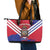 Port-au-Prince Haiti Leather Tote Bag Potoprens Coat of arms Grunge Vibes