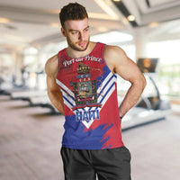 Port-au-Prince Haiti Men Tank Top Potoprens Coat of arms Grunge Vibes