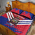 Port-au-Prince Haiti Quilt Bed Set Potoprens Coat of arms Grunge Vibes