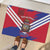 Port-au-Prince Haiti Rubber Doormat Potoprens Coat of arms Grunge Vibes