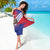 Port-au-Prince Haiti Sarong Potoprens Coat of arms Grunge Vibes