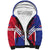 Port-au-Prince Haiti Sherpa Hoodie Potoprens Coat of arms Grunge Vibes