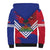 Port-au-Prince Haiti Sherpa Hoodie Potoprens Coat of arms Grunge Vibes