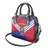 Port-au-Prince Haiti Shoulder Handbag Potoprens Coat of arms Grunge Vibes
