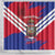 Port-au-Prince Haiti Shower Curtain Potoprens Coat of arms Grunge Vibes